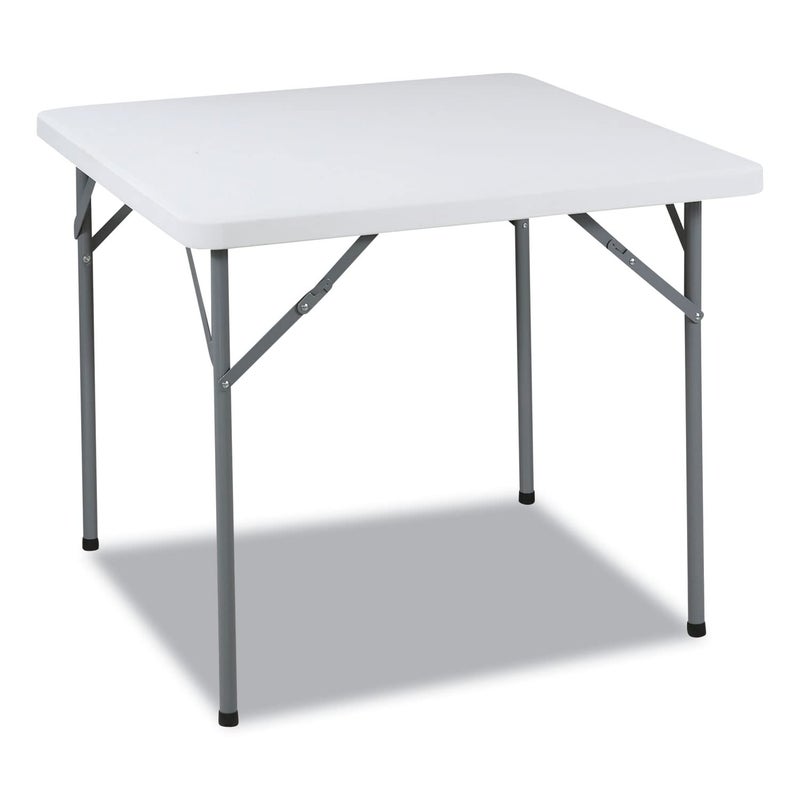 Iceberg IndestrucTable Classic Folding Table, Square, Platinum Granite, 200 Lbs. Weight Capacity 34" L x 34" W x 29" H